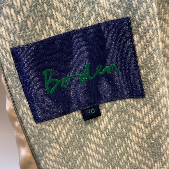 Boden Tweed 100% Wool Country Collared Blazer Jacket - Picture 4 of 6